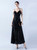 In Stock:Ship in 48 Hours Black Beading Sequins Straps Party Dress