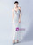 In Stock:Ship in 48 Hours White Beading Sequins Straps Party Dress