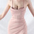 In Stock:Ship in 48 Hours Pink Mermaid Spaghetti Straps Split Party Dress