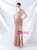 In Stock:Ship in 48 Hours Pink Mermaid Sequins Strapless Split Party Dress