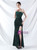 In Stock:Ship in 48 Hours Dark Green Mermaid Sequins Strapless Split Party Dress