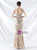 In Stock:Ship in 48 Hours Gold Mermaid Strapless Sequins Party Dress