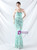 In Stock:Ship in 48 Hours Mint Green Mermaid Strapless Sequins Party Dress