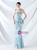 In Stock:Ship in 48 Hours Sky Blue Mermaid Strapless Sequins Party Dress