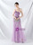 In Stock:Ship in 48 Hours Purple Mermaid One Shoulder Sequins Beading Party Dress