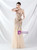 In Stock:Ship in 48 Hours Gold Mermaid One Shoulder Sequins Beading Party Dress