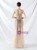 In Stock:Ship in 48 Hours Gold Mermaid One Shoulder Sequins Beading Party Dress