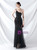 In Stock:Ship in 48 Hours Black Mermaid One Shoulder Sequins Beading Party Dress