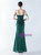 In Stock:Ship in 48 Hours Green Sequins Straps Beading Split Party Dress