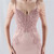 In Stock:Ship in 48 Hours Pink Mermaid Spaghetti Straps Lace Party Dress