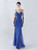 In Stock:Ship in 48 Hours Royal Blue Mermaid Spaghetti Straps Lace Party Dress