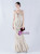 In Stock:Ship in 48 Hours Simple Apricot Sequins Straps Beading Party Dress