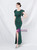 In Stock:Ship in 48 Hours Green Mermaid Backless Pleats Party Dress