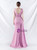 In Stock:Ship in 48 Hours Purple Mermaid Pleats Beading Party Dress
