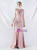 In Stock:Ship in 48 Hours Simple Pink Mermaid Pleats Beading Party Dress