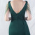 In Stock:Ship in 48 Hours Dark Green Mermaid Pleats Beading Party Dress