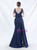 In Stock:Ship in 48 Hours Simple Navy Blue Mermaid Beading Party Dress