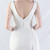 In Stock:Ship in 48 Hours Simple White Mermaid Beading Party Dress