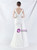 In Stock:Ship in 48 Hours Simple White Mermaid Beading Party Dress