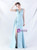 In Stock:Ship in 48 Hours Blue Backless Split Beading Party Dress