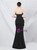 In Stock:Ship in 48 Hours Sexy Black Strapless Bow Party Dress