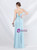 In Stock:Ship in 48 Hours Sky Blue Straps Split Pleats Party Dress