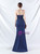 In Stock:Ship in 48 Hours Navy Blue Pleats Party Dress