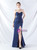 In Stock:Ship in 48 Hours Navy Blue Pleats Party Dress
