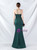 In Stock:Ship in 48 Hours Green Mermaid Pleats Party Dress