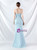 In Stock:Ship in 48 Hours Blue Mermaid Pleats Party Dress