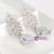Luxury Large Earrings Female Wedding Jewelry Bridal Big Heavy