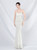In Stock:Ship in 48 Hours Simple White Mermaid Sequins Straps Party Dress