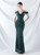 In Stock:Ship in 48 Hours Green Sequins Feather Party Dress