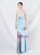 In Stock:Ship in 48 Hours Sky Blue Strapless Split Bow Party Dress