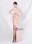 In Stock:Ship in 48 Hours Pink Strapless Split Bow Party Dress