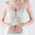 In Stock:Ship in 48 Hours White Spaghetti Straps Lace Party Dress