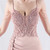 In Stock:Ship in 48 Hours Pink Spaghetti Straps Lace Party Dress