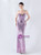 In Stock:Ship in 48 Hours Purple Sequins Mermaid Party Dress