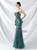 In Stock:Ship in 48 Hours Elegant Green Sequins Beading Party Dress