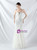 In Stock:Ship in 48 Hours Modern White Sequins Beading Party Dress