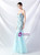 In Stock:Ship in 48 Hours Sky Blue Sequins Beading Party Dress