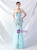 In Stock:Ship in 48 Hours Sky Blue Sequins Beading Party Dress