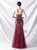 In Stock:Ship in 48 Hours Burgundy Sequins Beading Party Dress