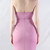 In Stock:Ship in 48 Hours Lavender Strapless Beading Party Dress