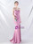 In Stock:Ship in 48 Hours Lavender Strapless Beading Party Dress