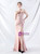 In Stock:Ship in 48 Hours Pink Strapless Beading Party Dress