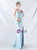 In Stock:Ship in 48 Hours Sky Blue Strapless Beading Party Dress