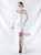 In Stock:Ship in 48 Hours White Strapless Beading Party Dress