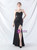 In Stock:Ship in 48 Hours Black Strapless Beading Party Dress