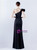 In Stock:Ship in 48 Hours Casual Black One Shoulder Pleats Split Party Dress